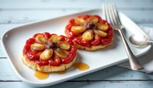 Mini tarte tatin aux tomates cerises légère : recette d’été facile