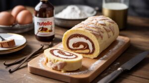 Roulé moelleux et léger au Nutella : recette gourmande et facile