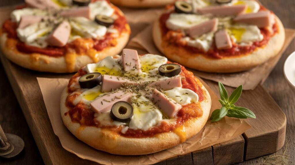 Mini pizzas au thon et fromage frais : recette savoureuse
