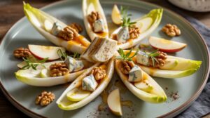 Endives Apéritives : bleu, noix et Pommes en Recette Savoureuse