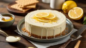 Cheesecake sans cuisson au citron : recette facile et rapide