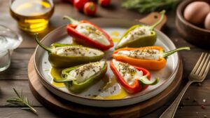 Mini Poivrons Farcis au Fromage Frais : recette Gourmande