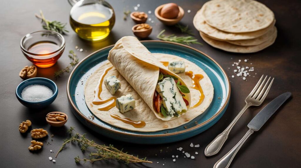 Wrap au Fromage Bleu : recette Savoureuse