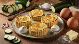 Petits flans de courgettes au Maroilles : recette gourmande
