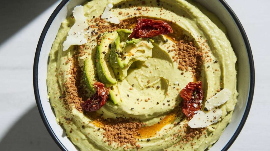 Recette de sauce apéro avocat, tomate et cumin au fromage frais