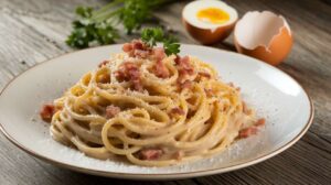 Spaghettis à la Carbonara Légère au Thermomix : recette Gourmande et Facile
