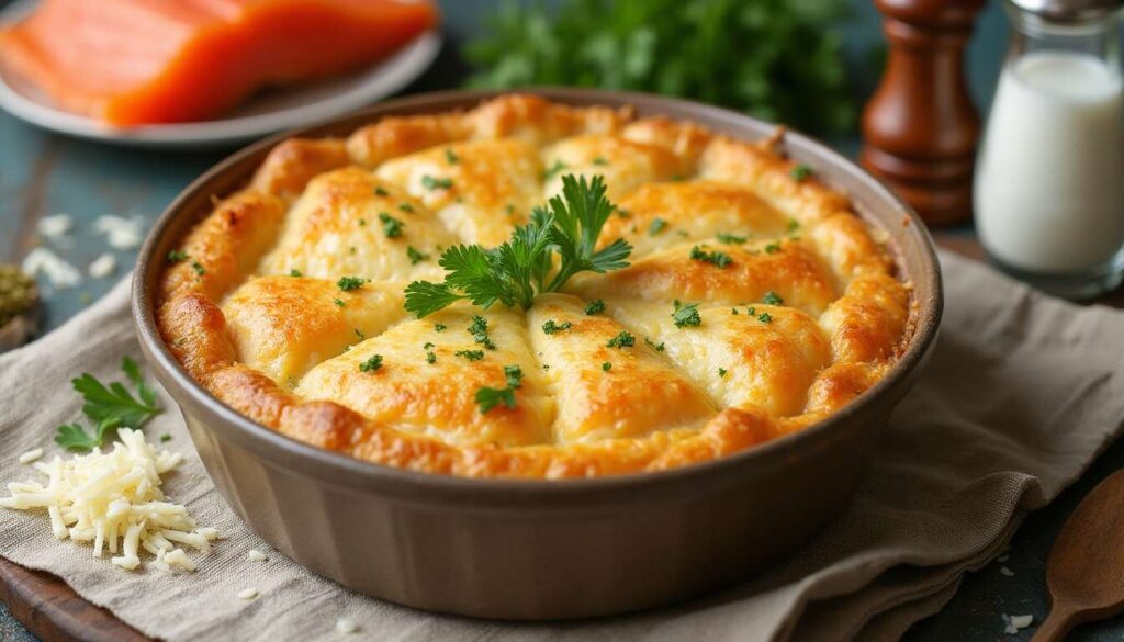 Recette : fish pie légère aux trois poissons