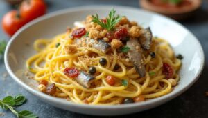 Spaghettini siciliens légers aux sardines : recette savoureuse et saine