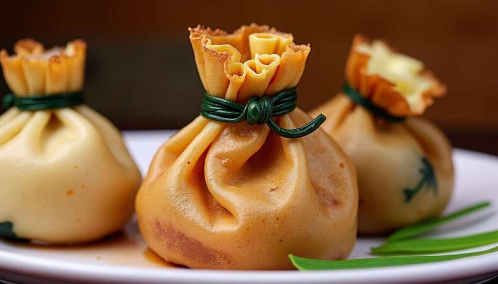 Aumônières saumon épinards légères : recette inratable