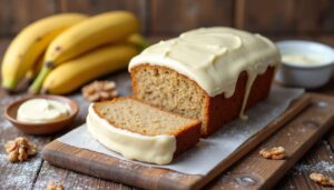 Banana Bread : sublimez-le avec un glaçage au fromage frais