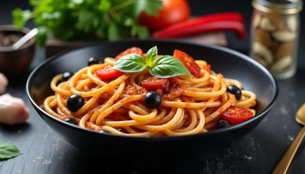 Recette authentique de pâtes alla puttanesca