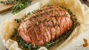 Rôti de porc léger à la Savora et aux herbes en papillote