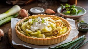 Tartelettes de poireaux et échalotes au chèvre frais : recette savoureuse