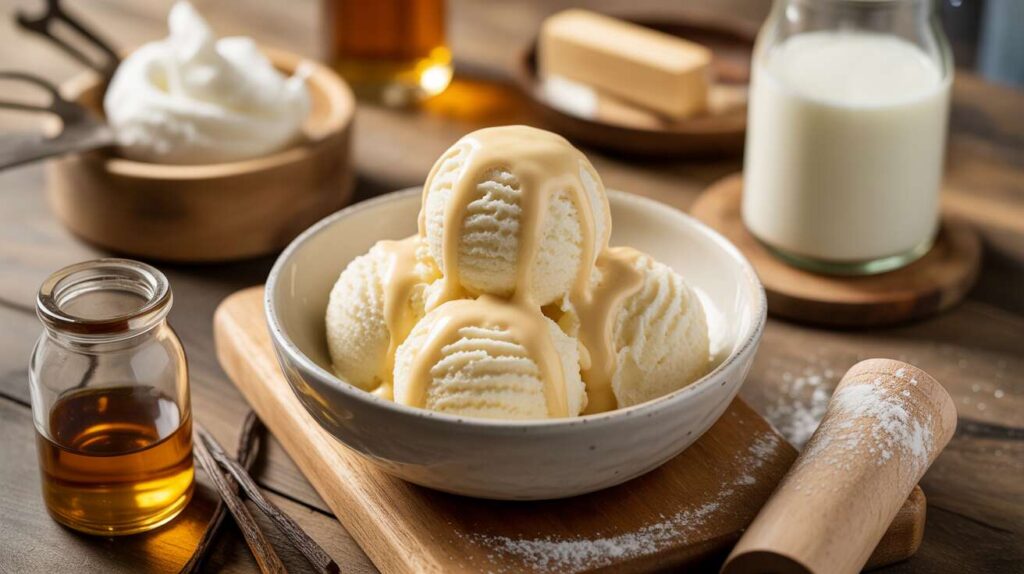 Glace vanille maison facile le secret d'une crème glacée parfaite sans sorbetière