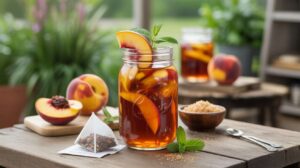 Recette thé glacé pêche maison l'infusion rafraîchissante parfaite pour l'été
