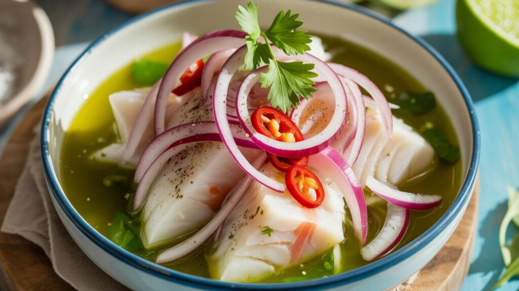 Ceviche de poisson facile et rapide pour les chaudes journées