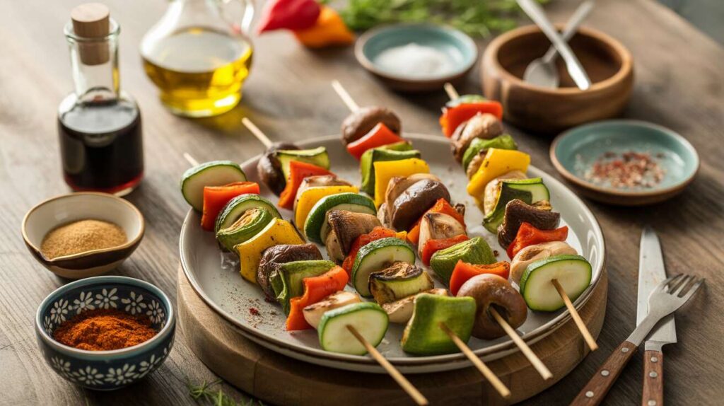 Le secret d'un chef pour des brochettes de légumes grillées parfaitement tendres et croquantes, un délice estival