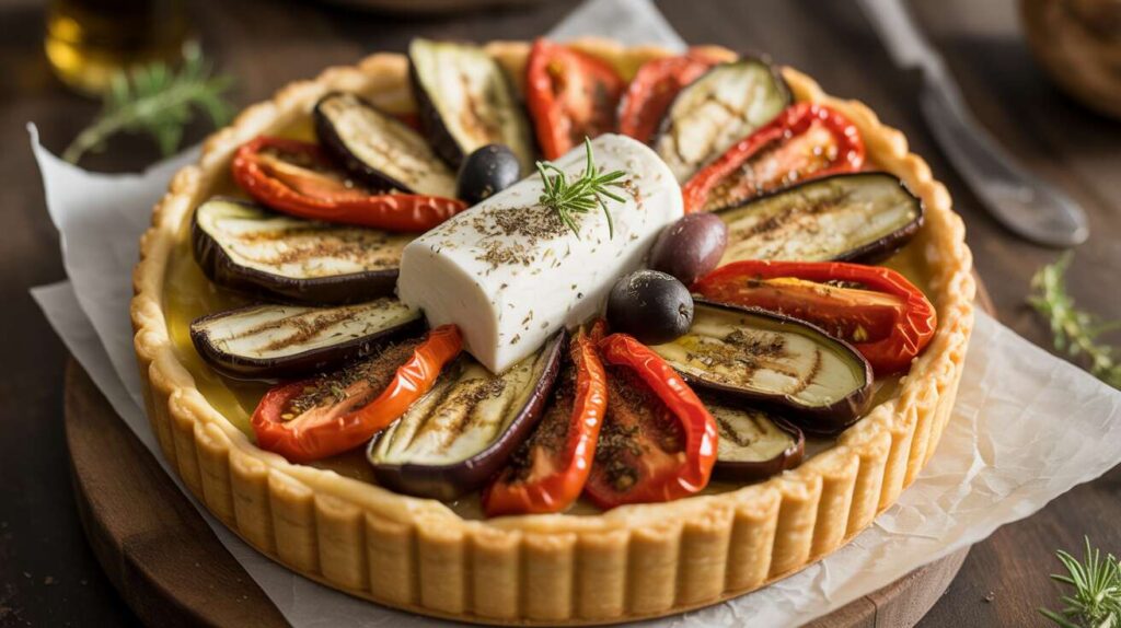 Tarte aux légumes du soleil facile et gourmande pour l'apéro