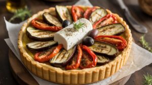 Tarte aux légumes du soleil facile et gourmande pour l'apéro