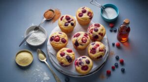 Muffins aux fruits rouges : un dessert d'été express et savoureux