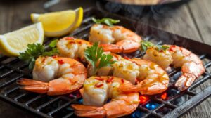 Brochettes de crevettes à la plancha, prêtes en 15 minutes chrono