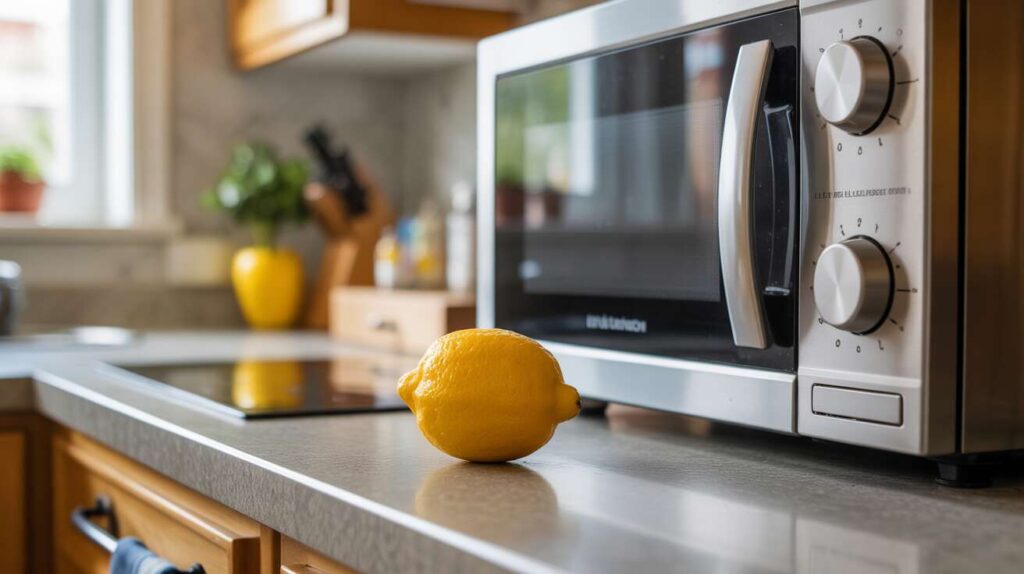 Astuce surprenante : ce fruit d'été va vous aider à nettoyer votre micro-ondes sans frotter