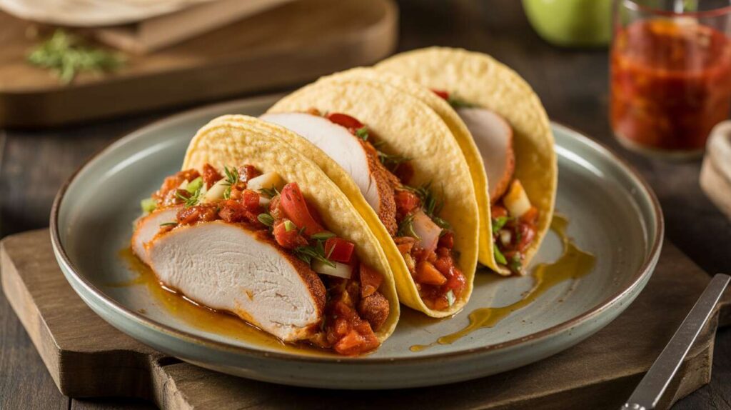 Tacos dinde épicés au piri-piri : la recette rapide et explosive