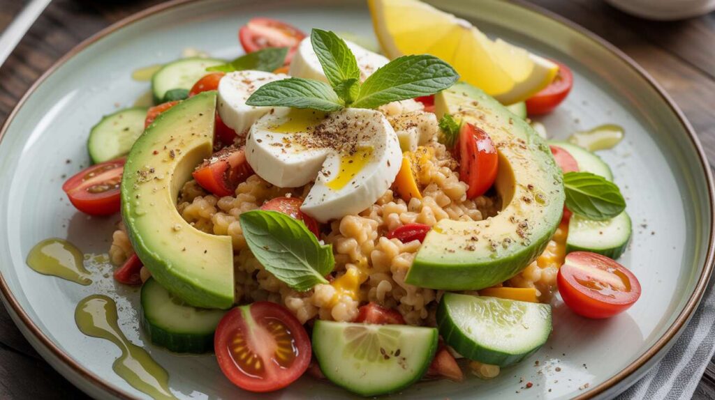 Salade boulgour avocat chèvre frais : la recette fraîche et rapide