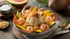 Bowl de crevettes et mangue : un plat express aux saveurs d'ailleurs