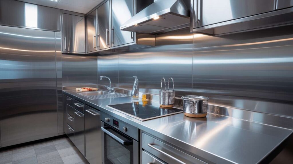 Astuce pour nettoyer l'inox de votre cuisine comme neuf et sans laisser de traces