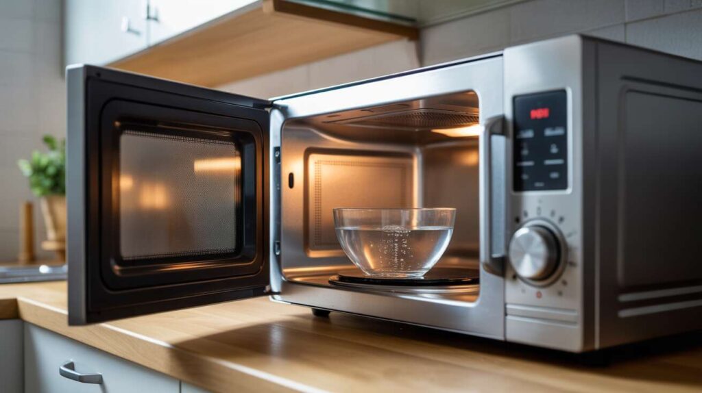 Astuce rapide pour nettoyer et faire briller votre micro-ondes en quelques secondes avec un bol d'eau