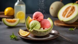 Sorbet melon express : un délice frais prêt en un clin d'œil
