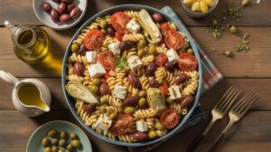 La meilleure salade de pâtes méditerranéenne pour vos pique-niques