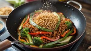 Wok de légumes croquants à la sauce soja : prêt en 15 minutes