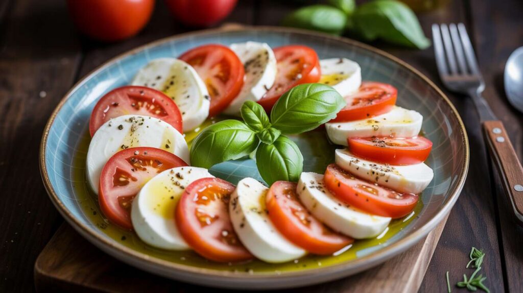 La vraie salade Caprese italienne : "facile et parfaite pour l'été
