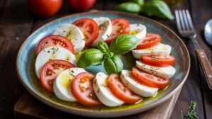 La vraie salade Caprese italienne : "facile et parfaite pour l'été