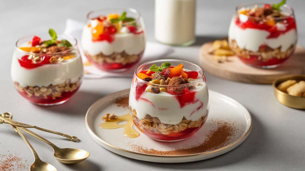 Verrines fruitées légères et rapides "pour un plaisir sans culpabilité