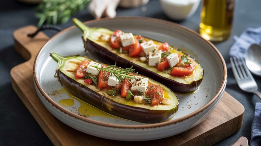 Aubergines grillées à la feta : une entrée d'été "incroyable et rapide