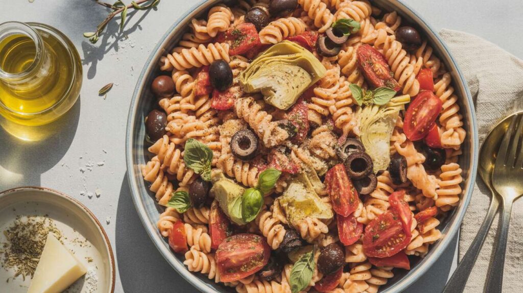 Salade de pâtes légère à l'italienne : recette simple et savoureuse "pour le soleil