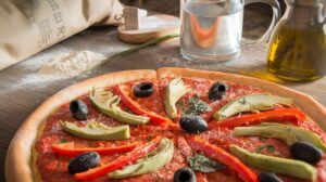 Pizza aux légumes du soleil : la meilleure recette maison