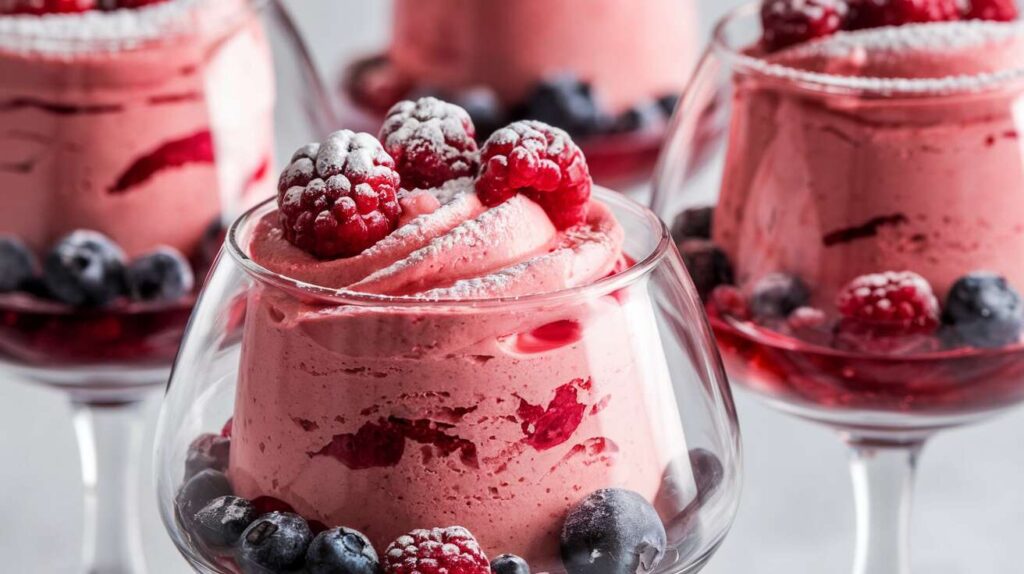 Mousse glacée aux fruits rouges : une recette légère et savoureuse « pour les chaudes journées »