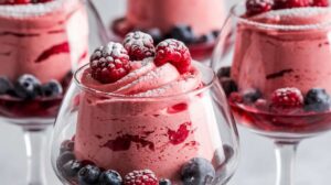 Mousse glacée aux fruits rouges : une recette légère et savoureuse « pour les chaudes journées »