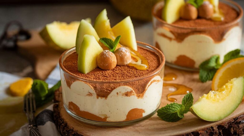 Tiramisu léger au melon et petits suisses : une recette « gourmande et rafraîchissante »