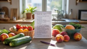 Planifier ses courses: Optimisez votre liste de courses pour des repas d'été frais et économiques