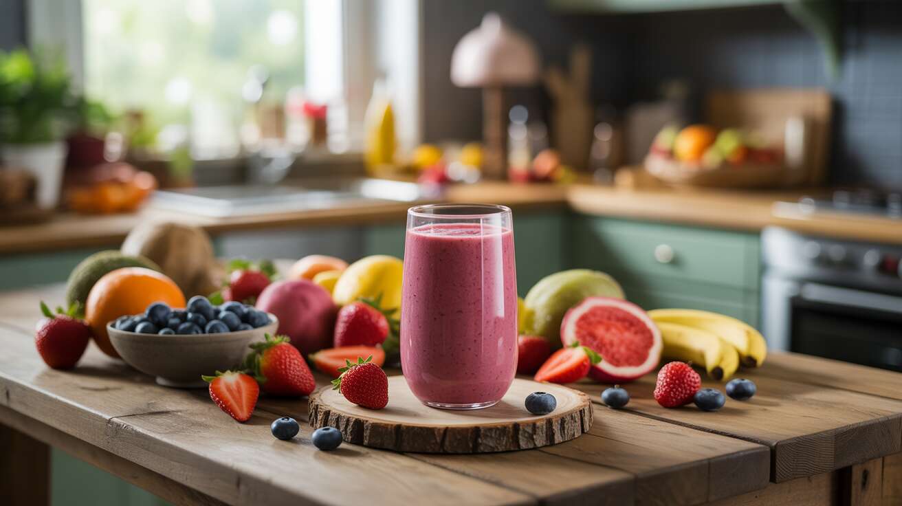 Smoothies vitaminés: Préparez des smoothies aux fruits de saison pour un boost d'énergie