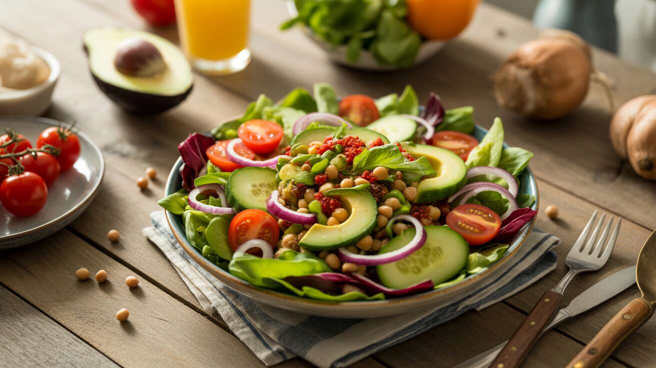 Salades complètes: Ajoutez des légumineuses pour des salades d'été nourrissantes et équilibrées