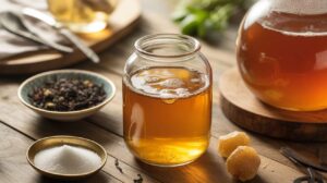 Boissons fermentées: Découvrez le Kombucha maison pour une boisson saine et pétillante