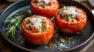 Tomates farcies: Le secret d'un chef pour une farce juteuse et savoureuse