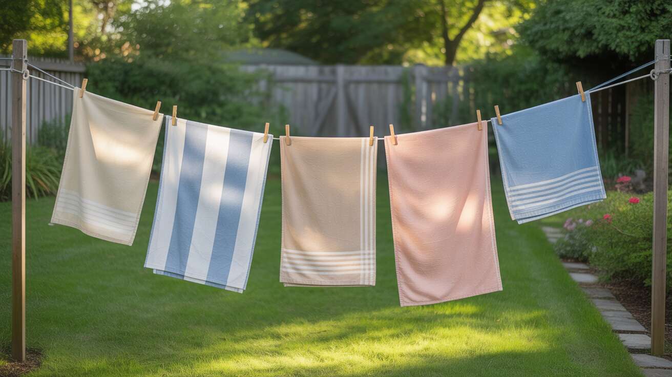 Astuce pour enlever les taches incrustées sur vos torchons de cuisine sans frotter