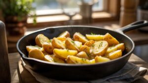L'astuce pour des pommes de terre sautées croustillantes à l'extérieur et fondantes à l'intérieur